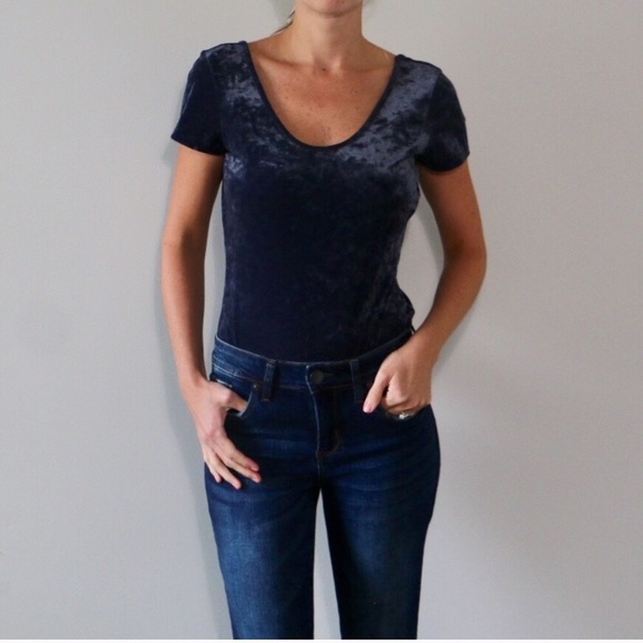 American Eagle Outfitters Tops - NWT American Eagle Velvet Bodysuit
